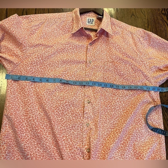 GAP men’s 100% cotton long sleeve button up shirt Sz. L - Picture 6 of 11